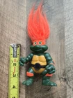 Vintage 1993 TMNT Teenage Mutant Ninja Turtle Troll Raphael Figure Toy Belt