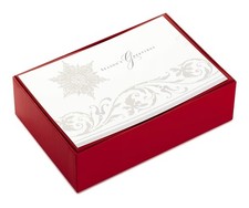 Holiday Cards Boxed Set with Envelopes 40 Count Warmest Wishes Snowflake