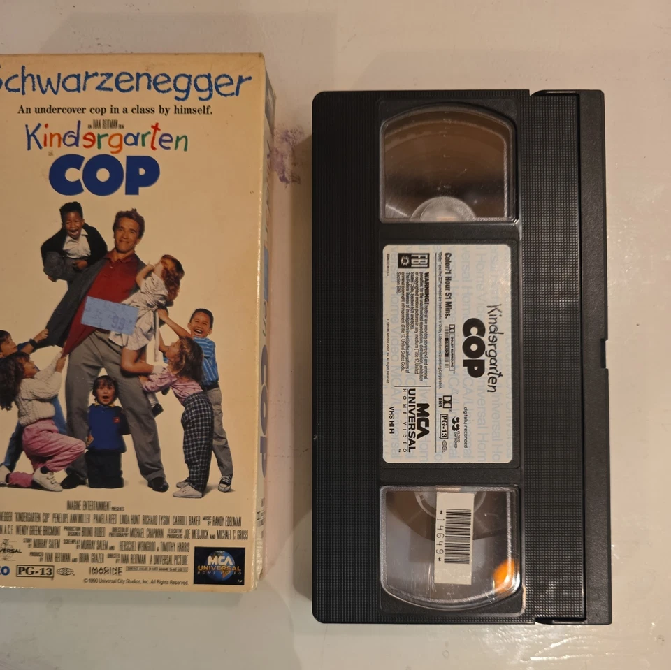 Kindergarten Cop (VHS, 1991) Foto 3 de 3