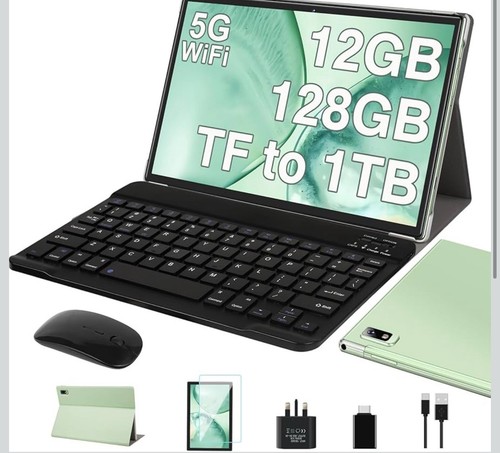 10 Tablet Inch Android 13 Tablets, 12GB RAM+128GB ROM(TF 1TB)Octa Core Brand New