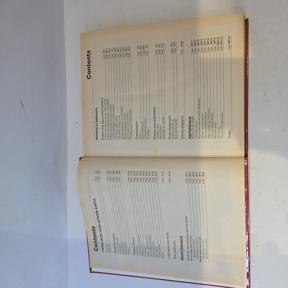Citroen Xantia 1993-1998 K-S Reg Petrol & Diesel Haynes Service & Repair Manual - Image 3 of 4