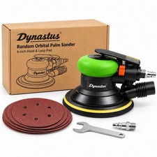 6 Pneumatic Random Orbital Air Palm Sander Da Polisher Dynastus Hook Loop Pad 6 Pneumatic Random Orbital Air Palm Sander Da Polisher Dynastus Hook Loop Pad