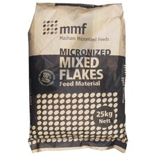 Masham Micronized Feeds Mixed Flakes 25kg - Peas Maize Barley HORSE FEED 1.04 per kilo