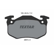 Satz Bremsbeläge Bremsklötze hinten für Peugeot 106 2 1A 205 1 741B | 2388056