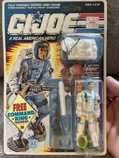 GI Joe Hasbro Sub Zero 1989 Command Ring Factory Sealed Great Condition!