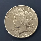1922 D Liberty Peace US Silver Dollar Fine Condition