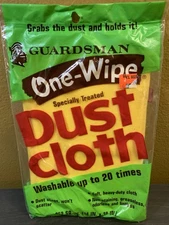 Vintage 1988 Guardsman One Wipe Dust Cloth 14x18 Dusting for TV or Movie Prop