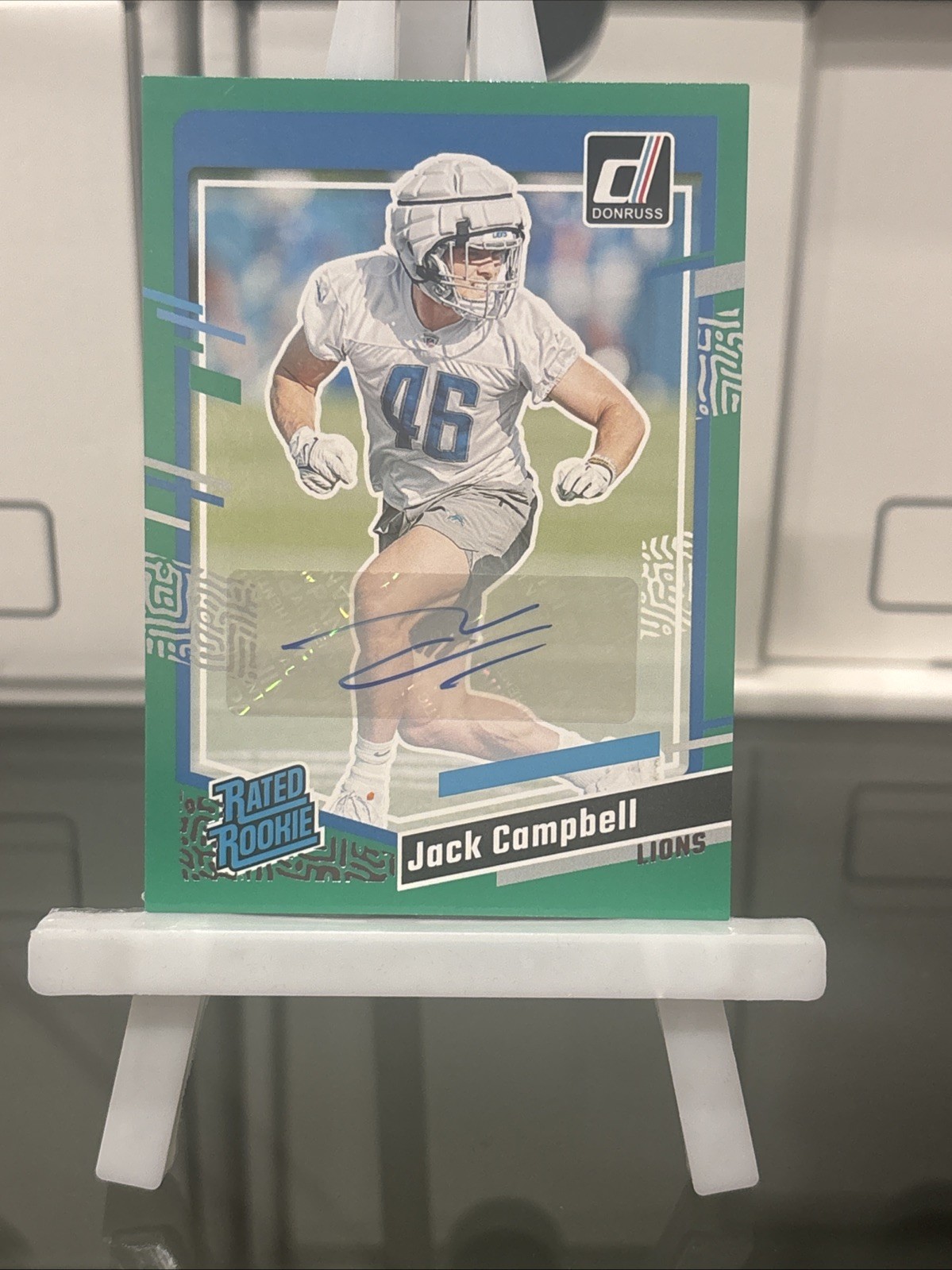 Jack Campbell Panini Donruss #330 Autograph-Green