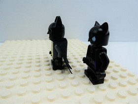Lego BATMAN & CATWOMAN Short Legs Mighty Micros Minifigures 76061 (sh242, sh243)