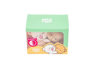 Milk Mocha Bear x Shopville Exclusive: Hugging Figurine - Fuzzy