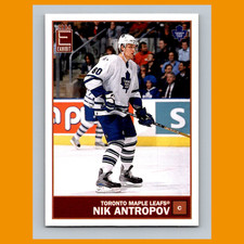 Nik Antropov #134 2003-04 Pacific Exhibit Yellow Backs Toronto Maple Leafs Card