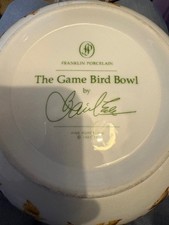 Franklin Porcelain "The Game Bird Bowl" designed by Basil Ede