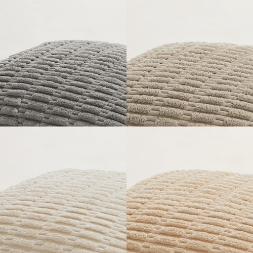 4 Packs Neutral Decorative Throw Pillow Covers 18x18 Inch for Living Room Cou... - Picture 5 of 7