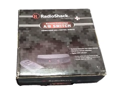 RadioShack Remote-Controlled A/B Switch TV Video Audio Selector Box