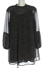 ZARA BASIC Abito a maniche lunghe Donna Abito Taglia IT 40 nero-bianco