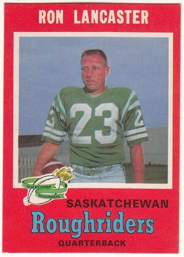 1971 O-Pee-Chee # 101 Ron Lancaster QB! Saskatchewan Roughriders EXMT!
