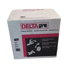 Delta Model 636 Single Handle Tub & Shower Faucet Pushbutton Diverter Chrome New