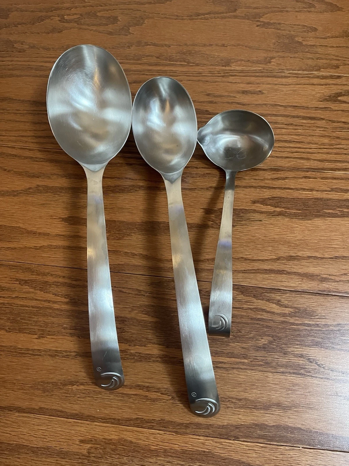 Weight Watchers Easy Measure Portion Control 3 Serving Spoons Stainless Steel