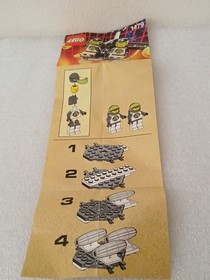 Vintage 1991 Lego Blacktron Il Two Pilot Craft 1479 with instructions