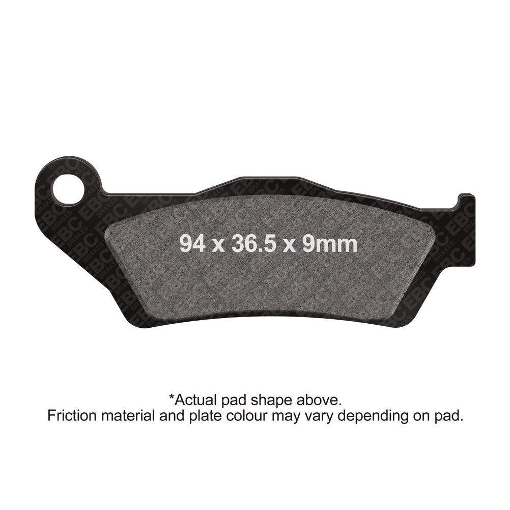 EBC HH Brake Pad Rear Right for Harley XG 750 Street Rod 300mm Rotors 2017-2020