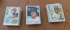 1978 Topps Baseball Singles #251 to #500 - Create Own Lot