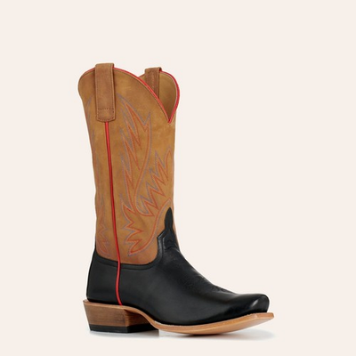 #ad Anderson Bean Men#x27;s Horse Power Black amp; Copper Madcat Leather Snip Toe Cowboy $121.98