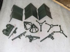 Marx Recast Green Army Field Equipment Set 1/32 PL348