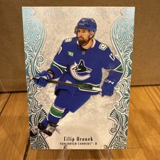 2025-26 Upper Deck Artifacts Filip Hronek Sky Blue ?? ?? Vancouver Canuks