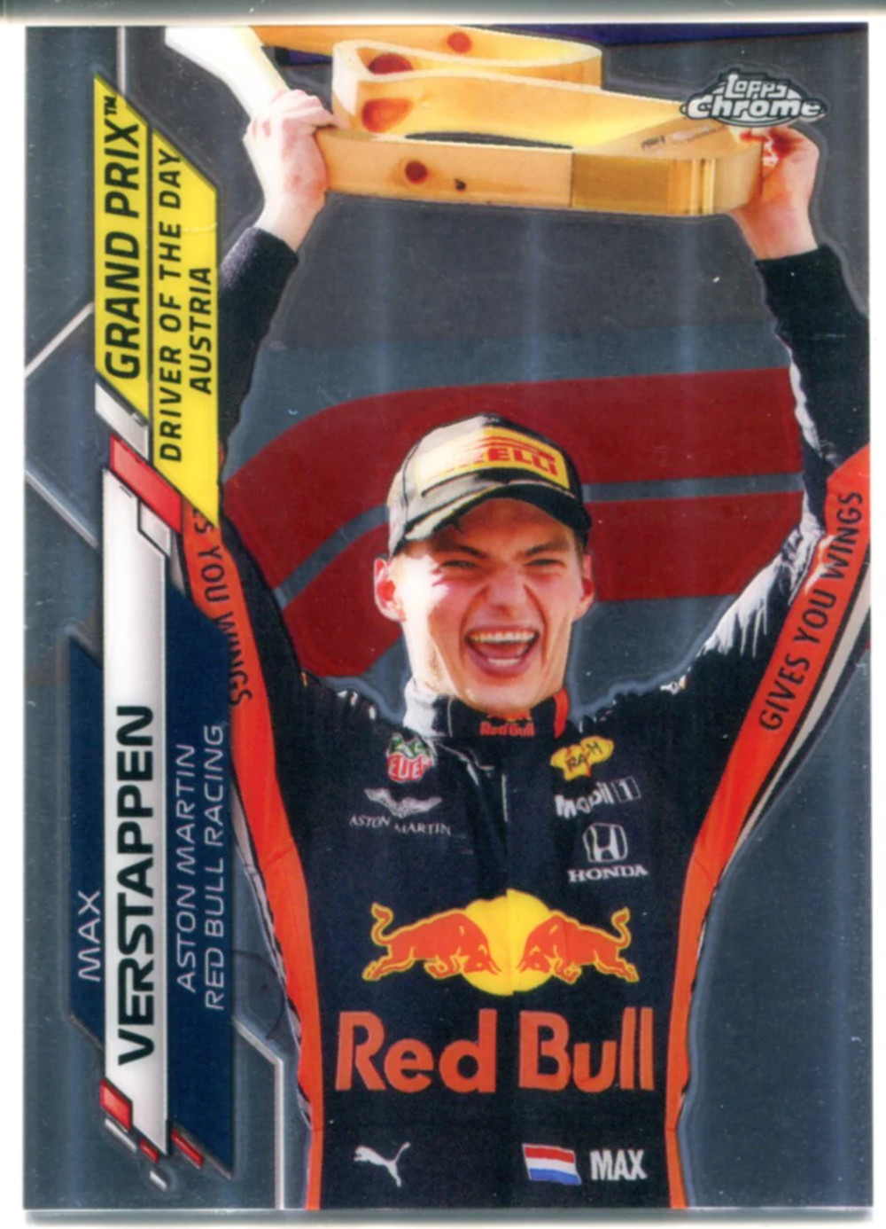 Max Verstappen 2020 Topps Chrome Card #162
