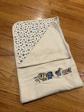 Excellent Gymboree 37"x30" Vintage Jungle Friends Crib Swaddle Baby Blanket