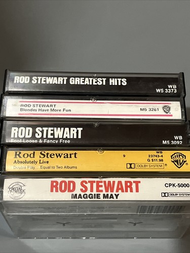 5-Rod Stewart Cassettes Great Condition Tested Fine. Description In Pics - Picture 10 of 10