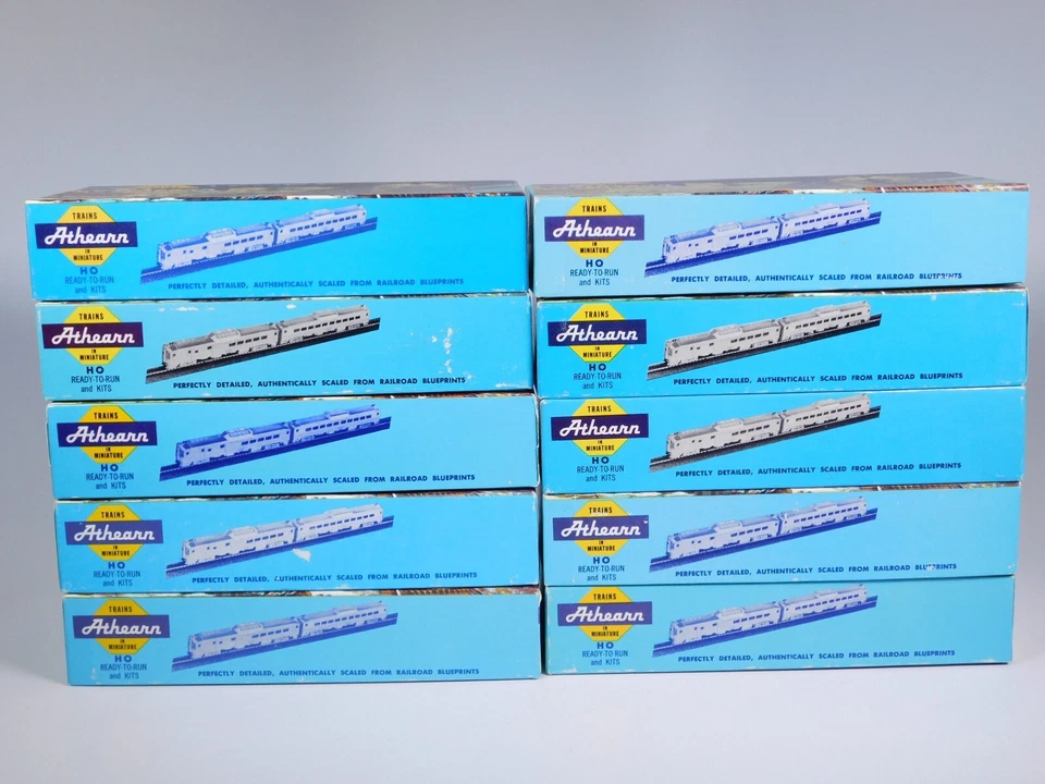 LOT of 10 Athearn 7-1/2" x 3-1/2" x 1-1/2" Empty Boxes for Model Trains - Image 3 of 3