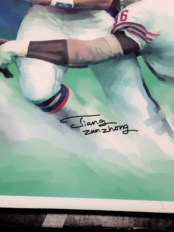 John Elway 7 Denver Broncos wall art artwork on canvas signed artist