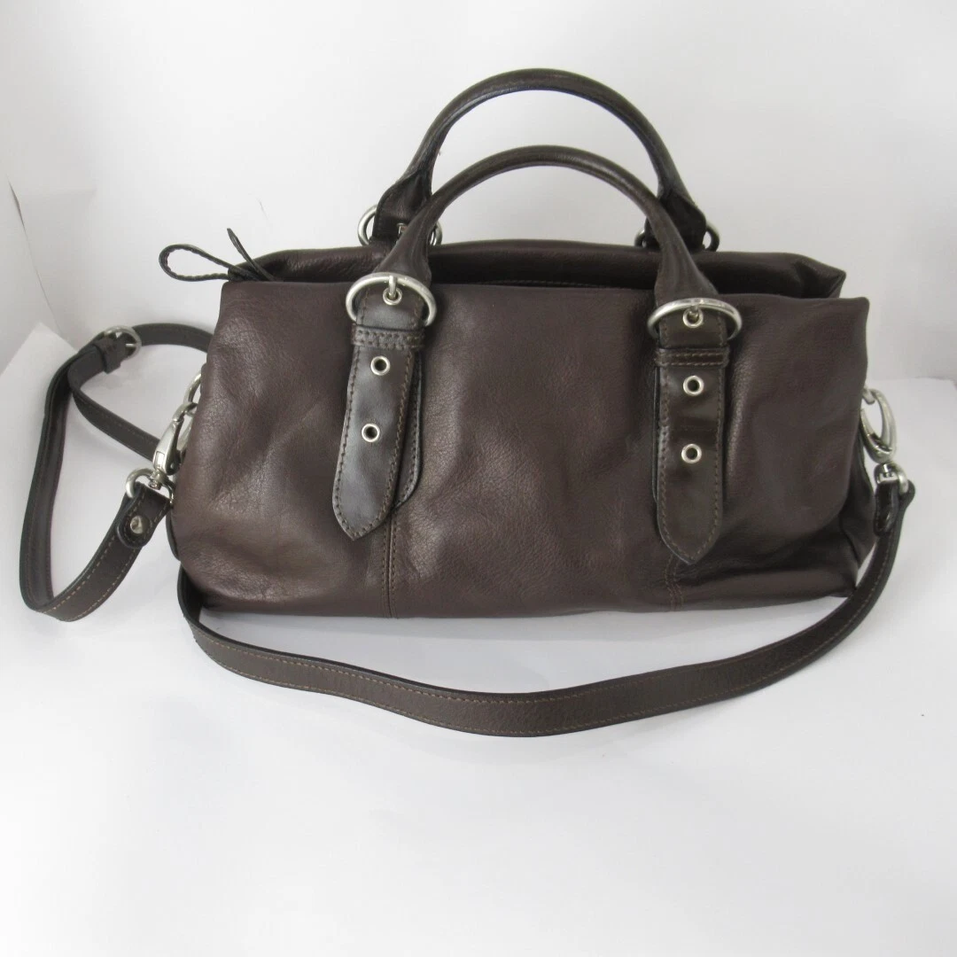 Gianni Conti Shoulder Bag Brown Leather Across Body Hand Bag