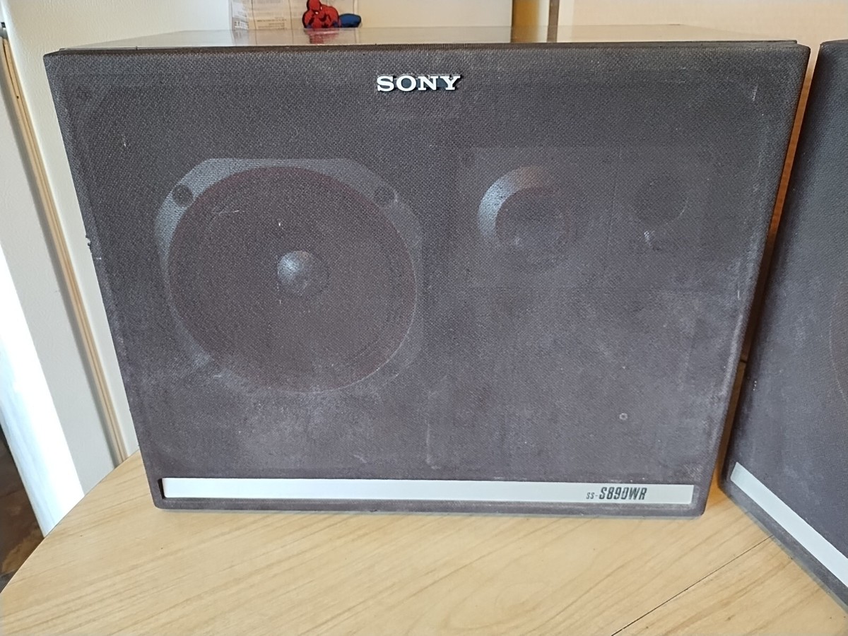Vintage Sony SS-S890WR Audiophile Speakers Rare Japan Kabuki Audio