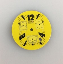 Quadrante Orologio Sector Alutek 165 Chrono Quarzo giallo per Parti di Ricambio 