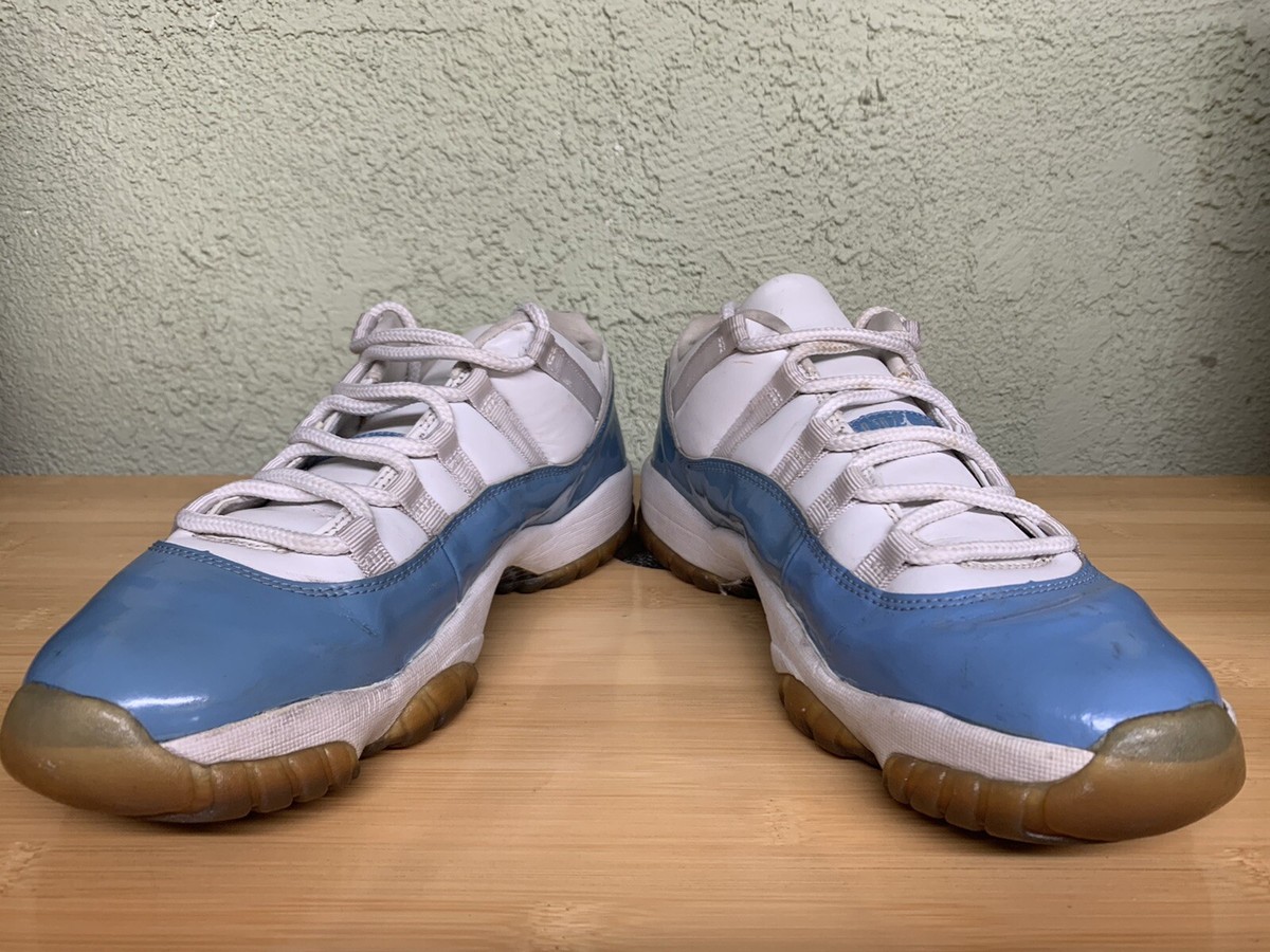 2001 Nike Air Jordan XI 11 Retro Low WHITE COLUMBIA BLUE Space Jams Sz 10.5 | eBay