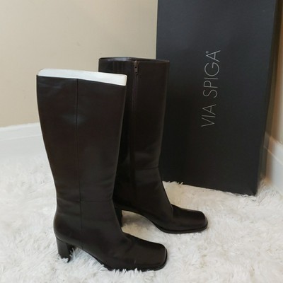 via spiga square toe boots