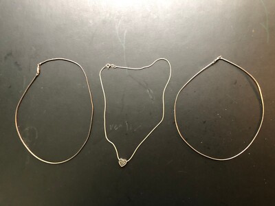 Prachtvolle STERLINGSILBER ''Seil Stil'''' KETTE - HALSKETTEppr.:18,3 Gramm GESAMT , 
