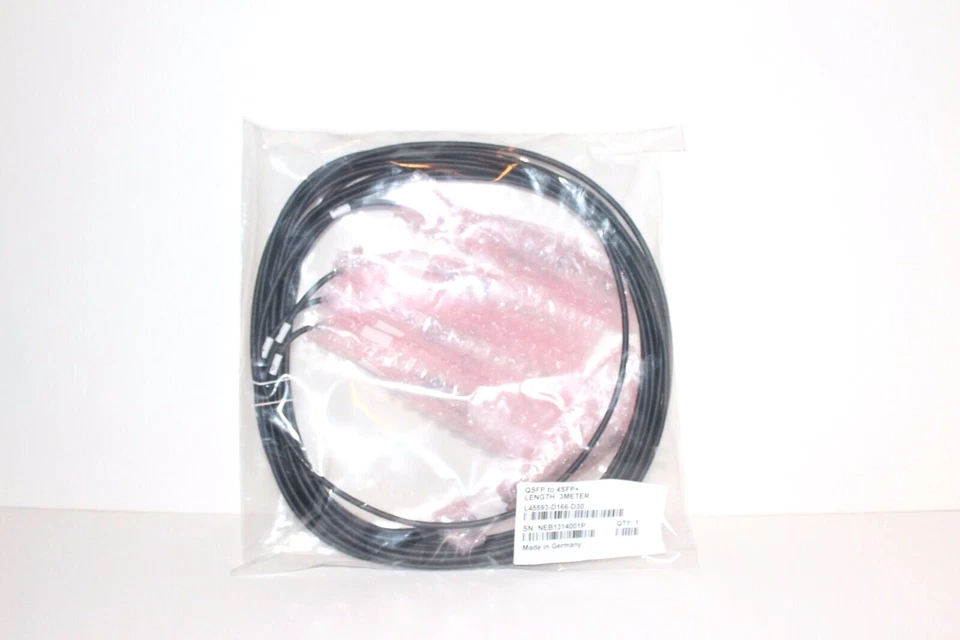 Cisco Compatible 40 Gigabit QSFP+ Passive Attach Breakout Cable QSFP-4SFP10G-C - Image 3 of 4