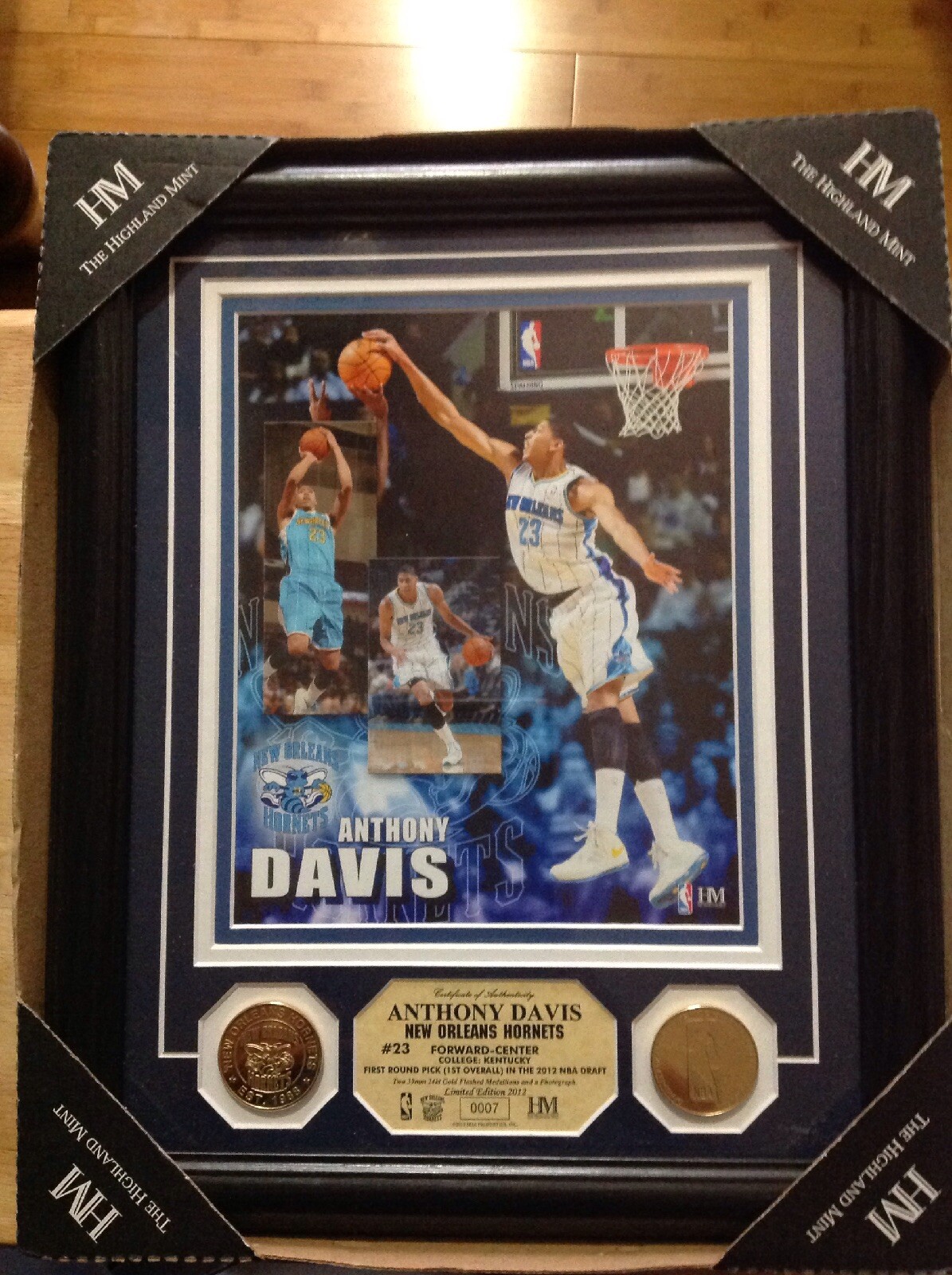 New Orleans Hornets Anthony Davis Rookie Photo | eBay