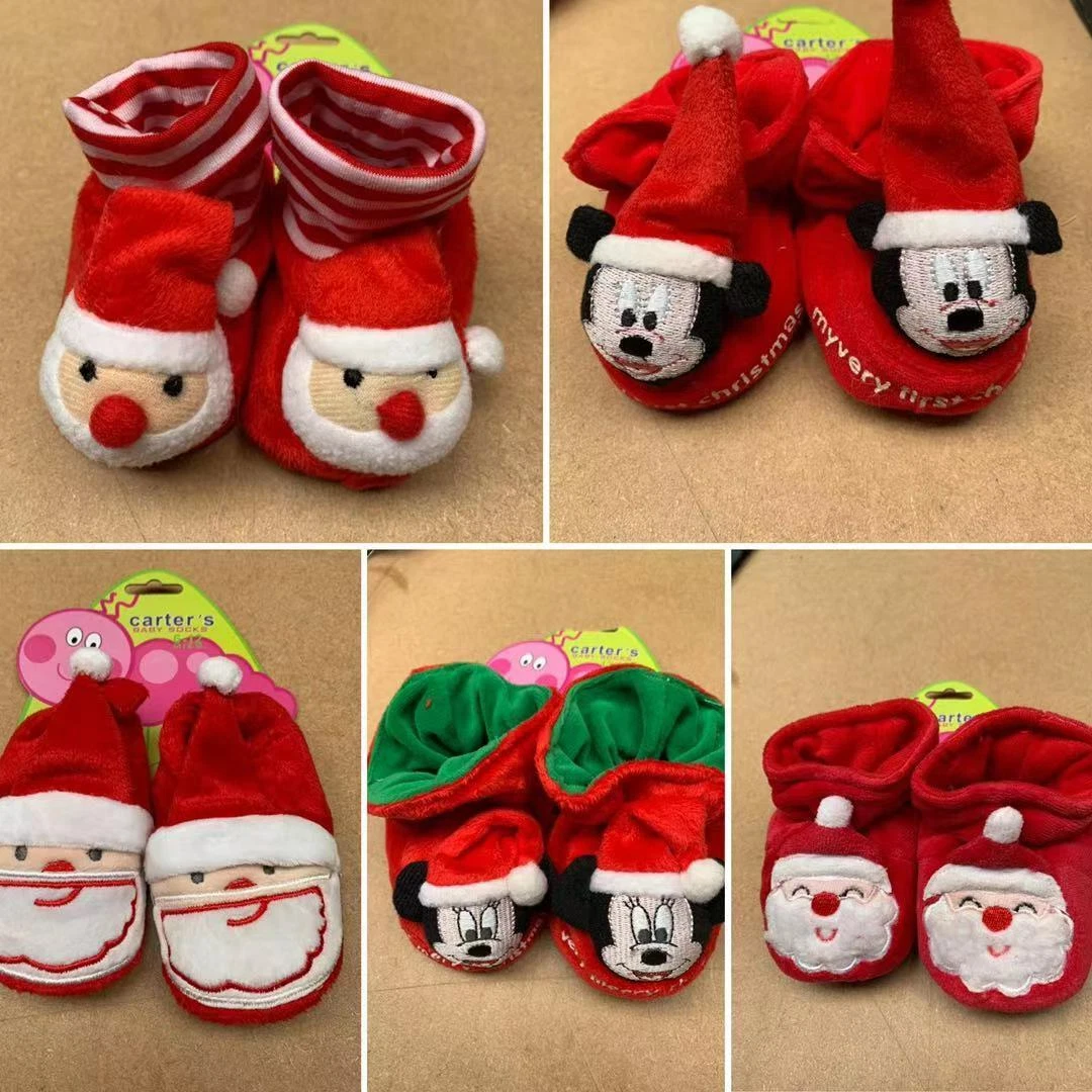 Baby christmas slippers cheap