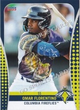 2023 Columbia Fireflies Omar Florentino RC Rookie Royals Minor League DR