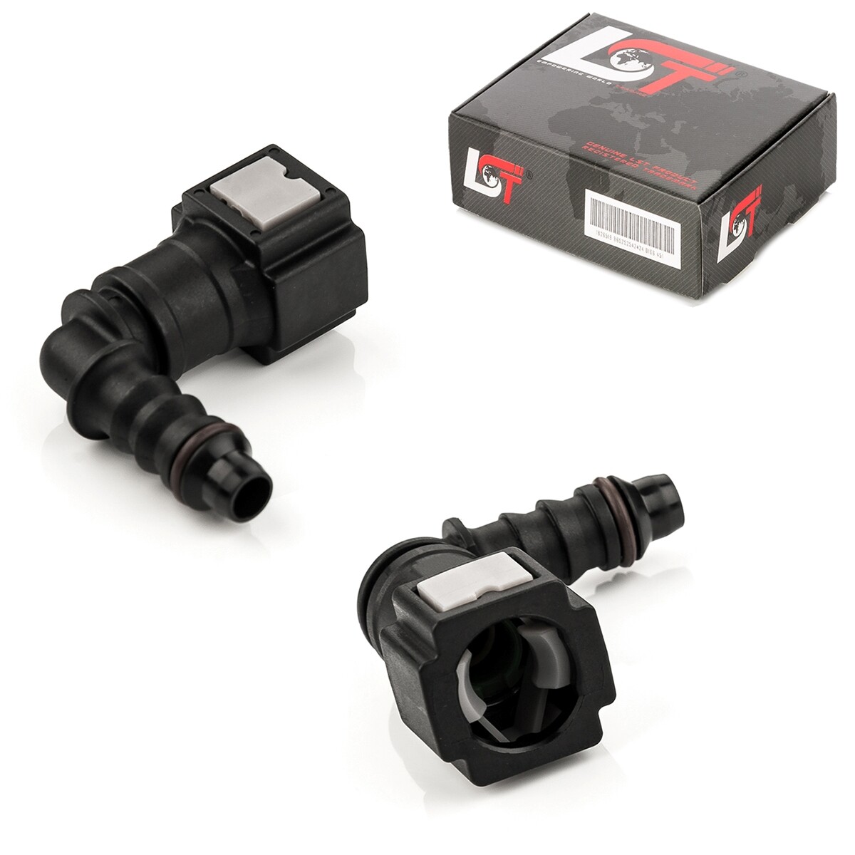 2X Quick Release Fuel Line Coupling L-Piece 6.3X6Mm For DAIHATSU