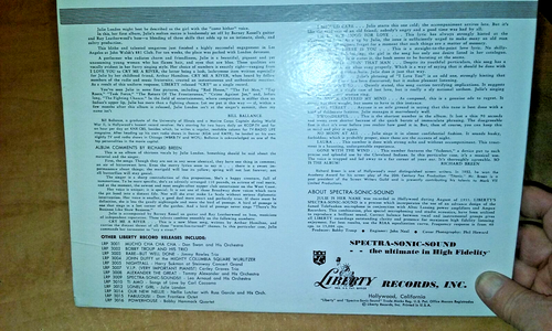 1955 Julie London "Julie Is Her Name" Liberty LRP 3006 LP Vinyl Record Album - Picture 11 of 12