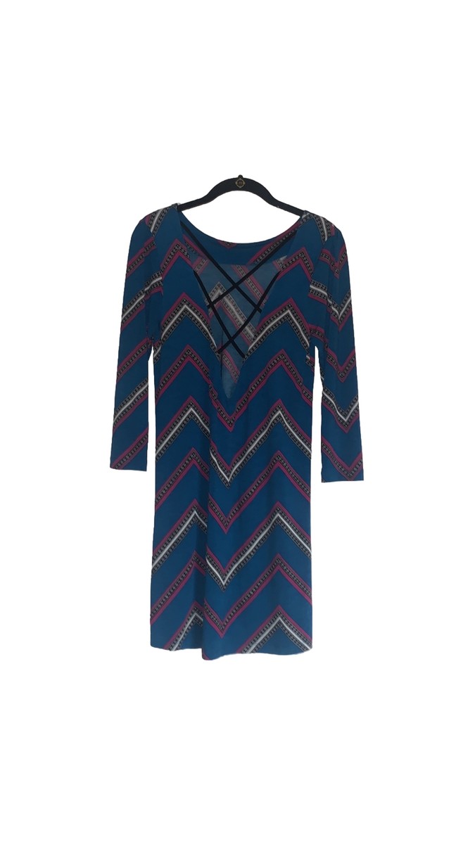 trixxi cocktail dress Trixxi Juniors' Short Puff-Sleeve Drop Waist Dress - Ivory Blue