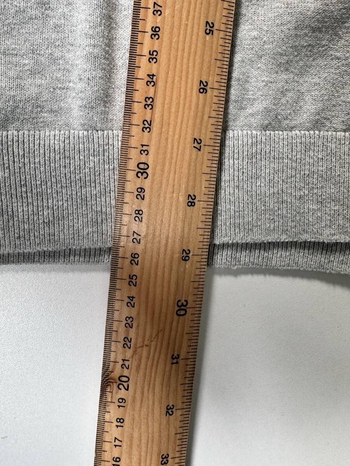 Next Mens Long Sleeved Solid Jumper Size XL Grey eBay