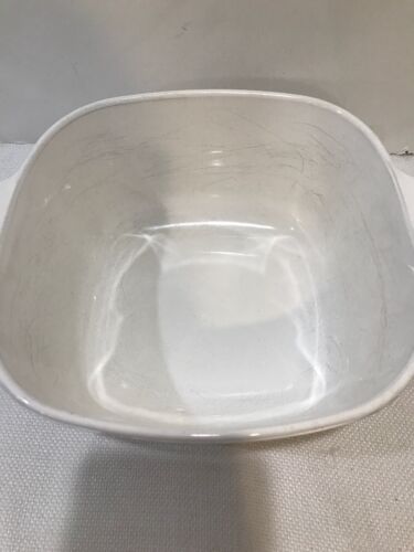 #2 Corning Cornflower Blue 1 3/4 Quart Square Covered Casserole with Fin Lid - Picture 2 of 9