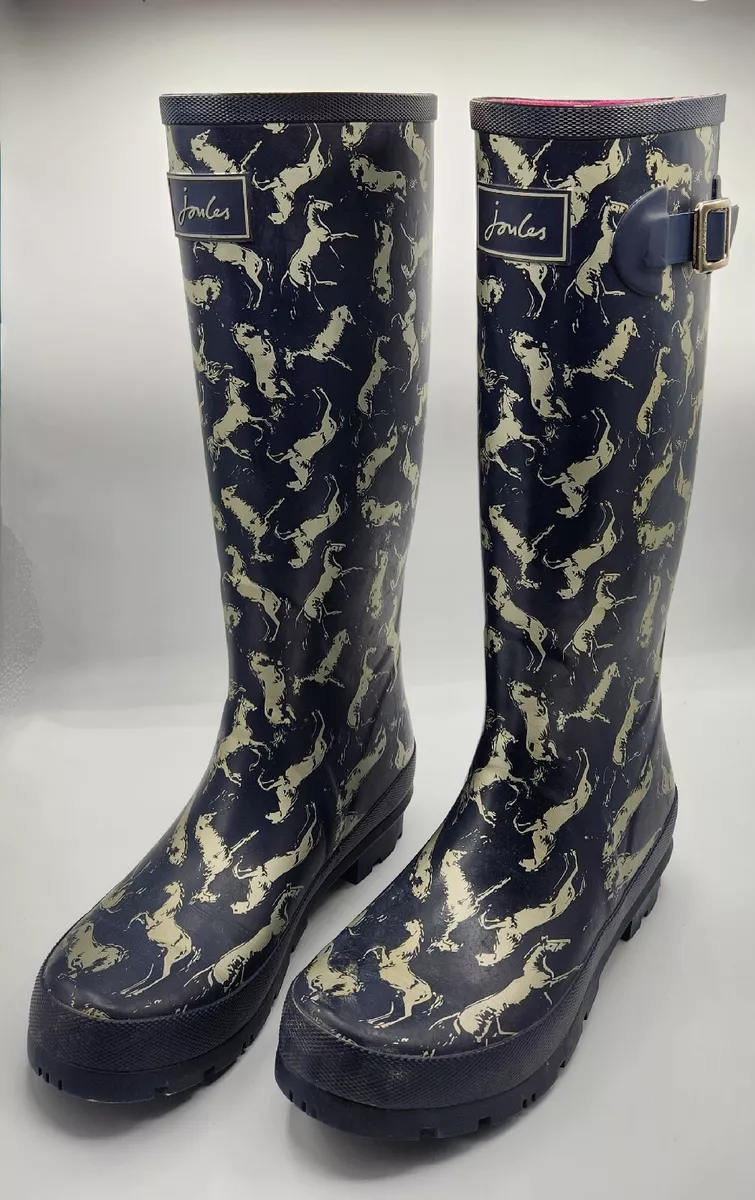 Women's rain boots with horses on them sales