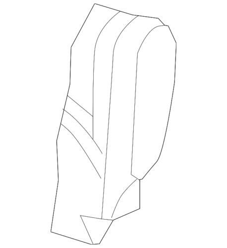 Cojín trasero derecho del asiento para Ford Escape 2010-2012 (P/N AL8Z-7866800-A)